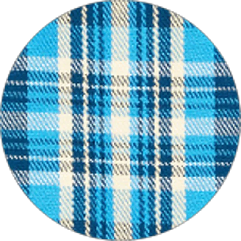 Blue Wave Ventana Plaid