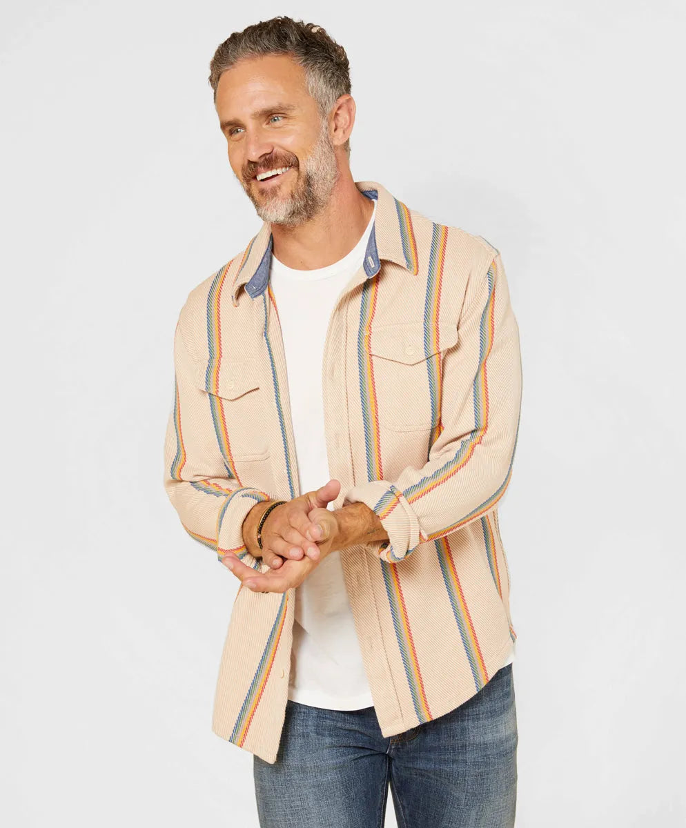 Wheat Rainbow Stripe