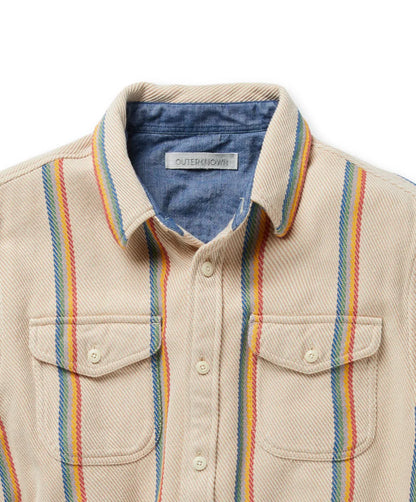 Wheat Rainbow Stripe
