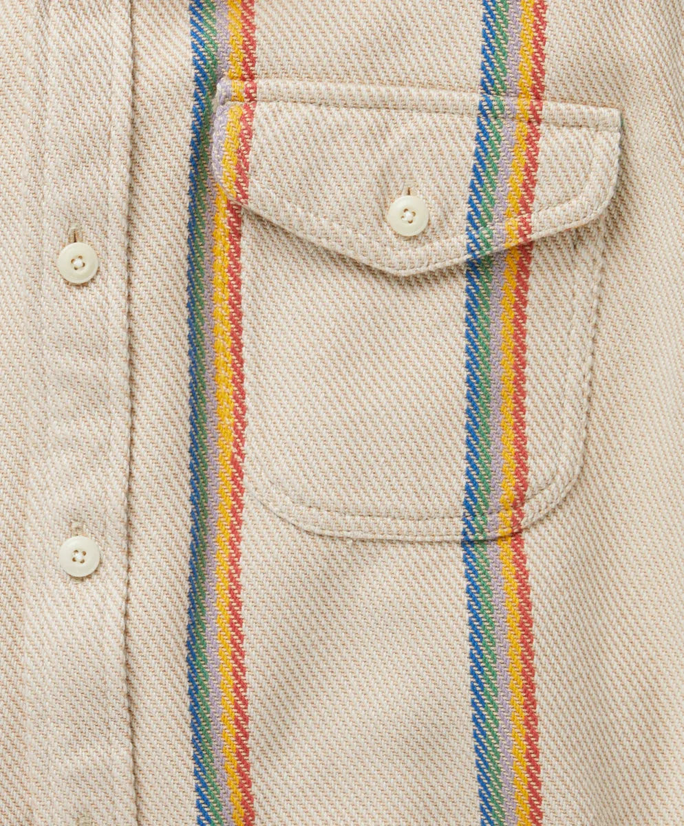 Wheat Rainbow Stripe
