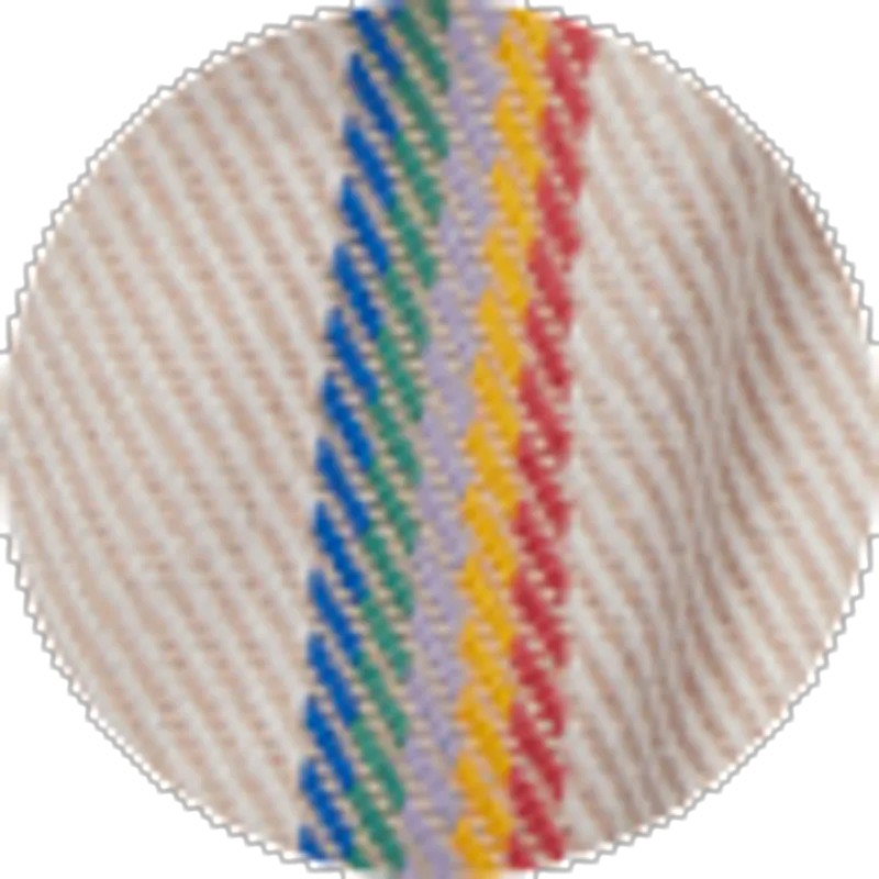 Wheat Rainbow Stripe