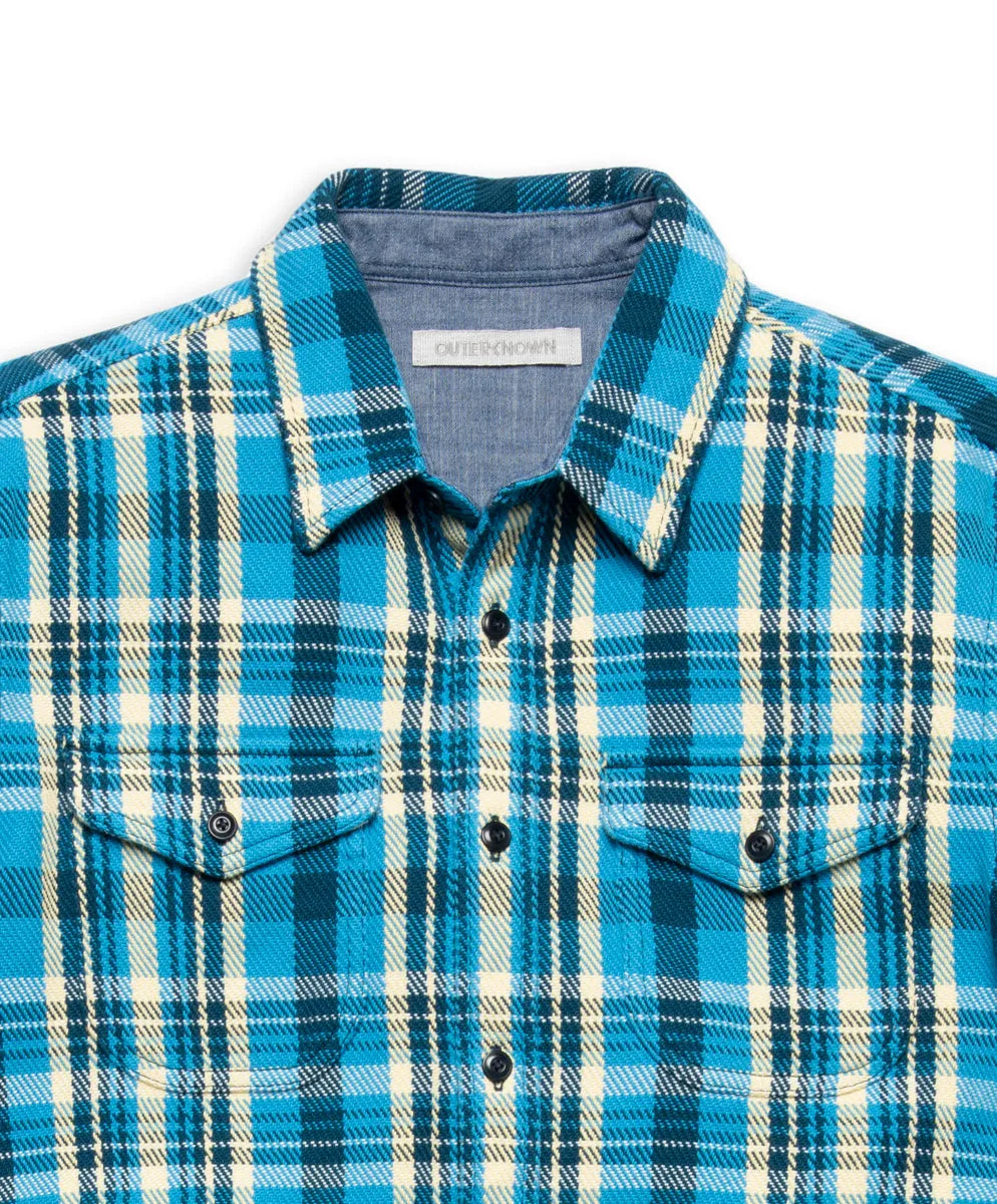 Blue Wave Ventana Plaid