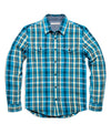 Blue Wave Ventana Plaid