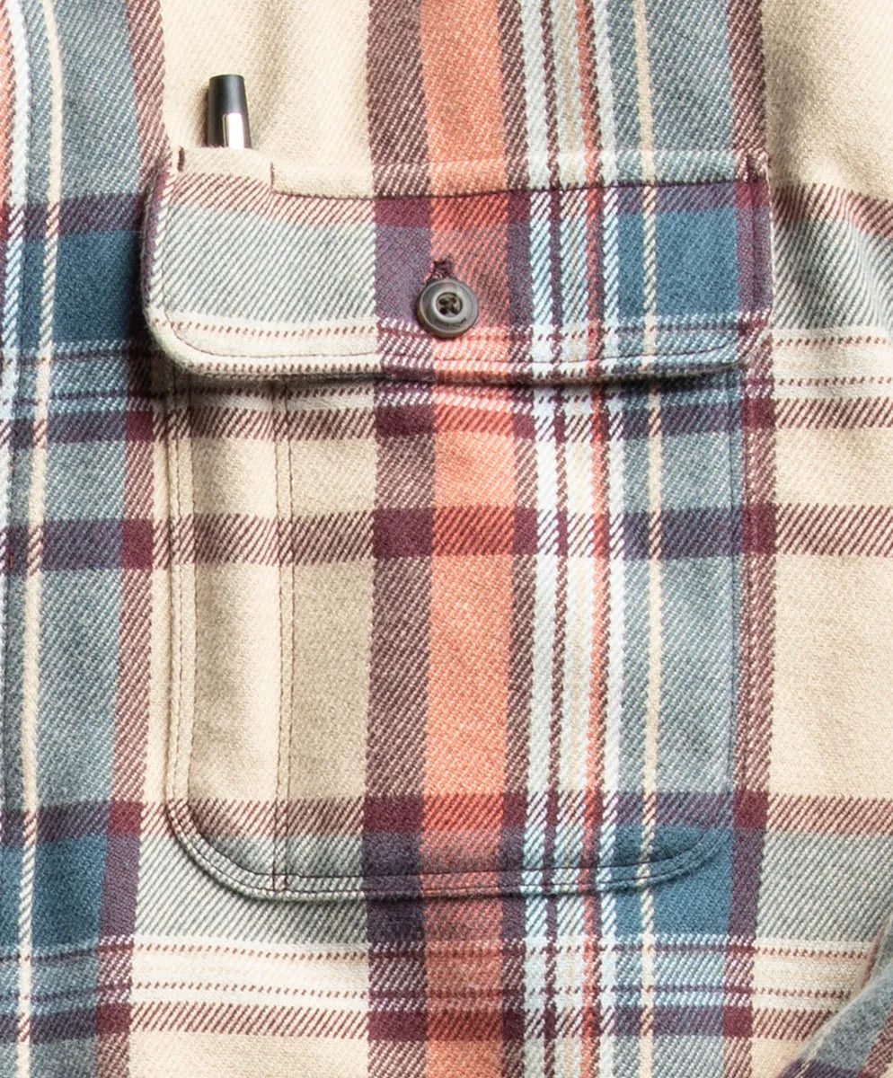 Khaki Sayulita Plaid