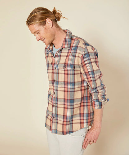 Khaki Sayulita Plaid