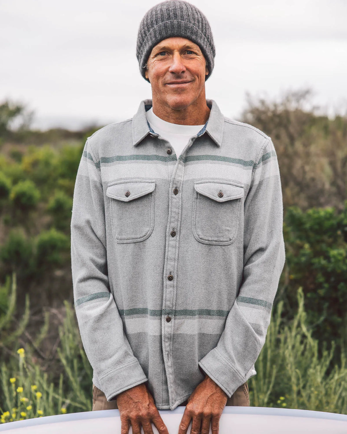Heather Grey Sunzal Stripe