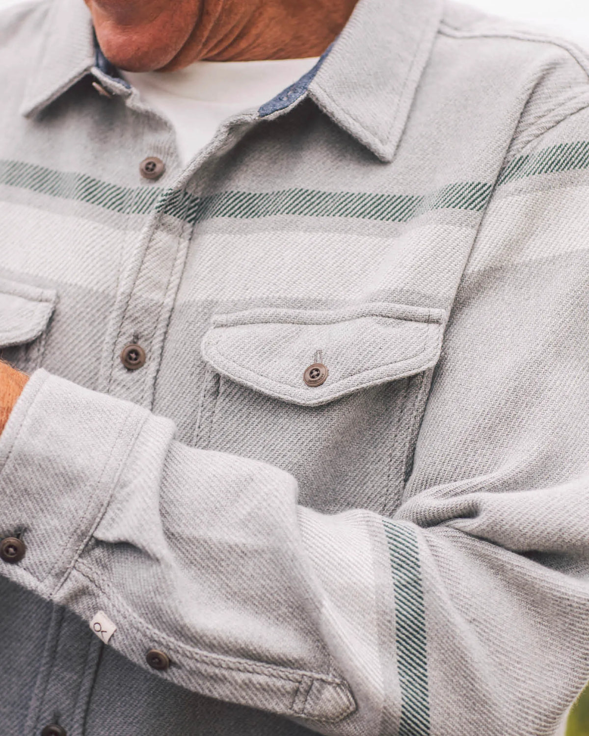 Heather Grey Sunzal Stripe