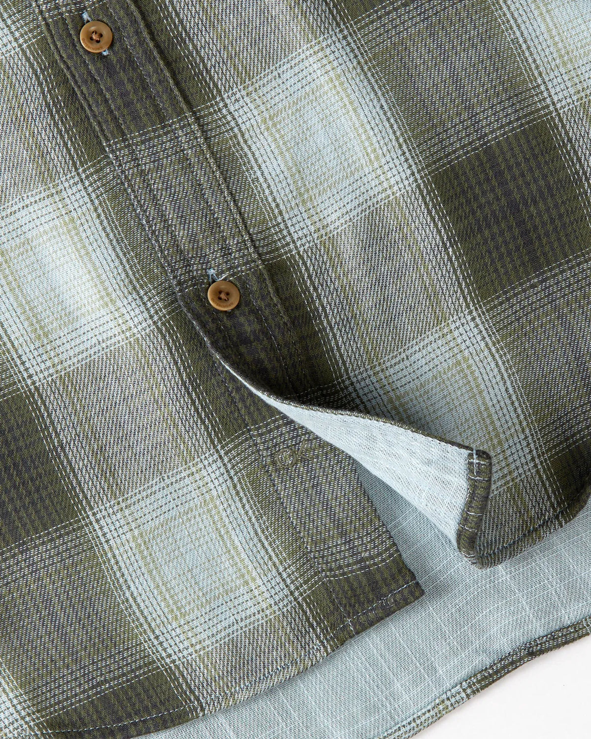Off Duty Drab Ombre Plaid