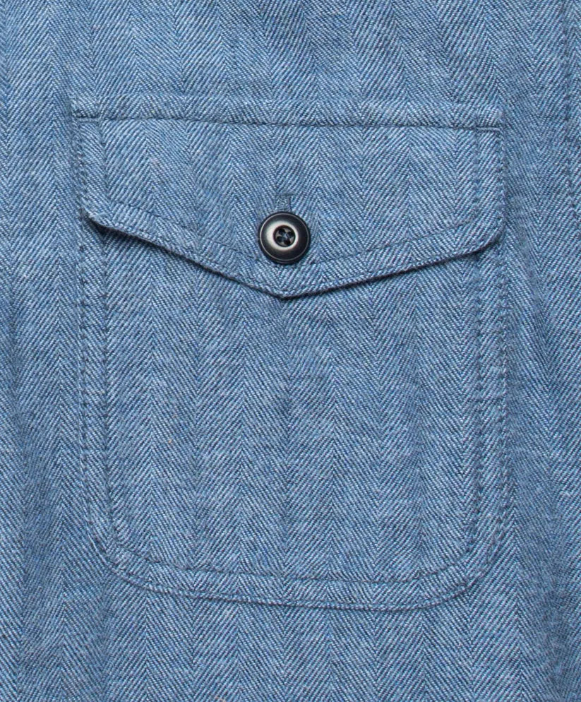 Insignia Blue Herringbone