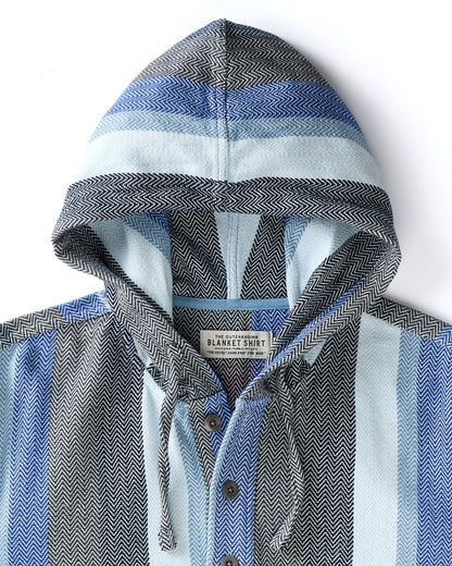 Faded Denim Baja Stripe
