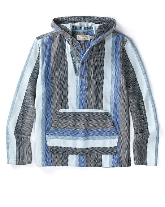 Faded Denim Baja Stripe