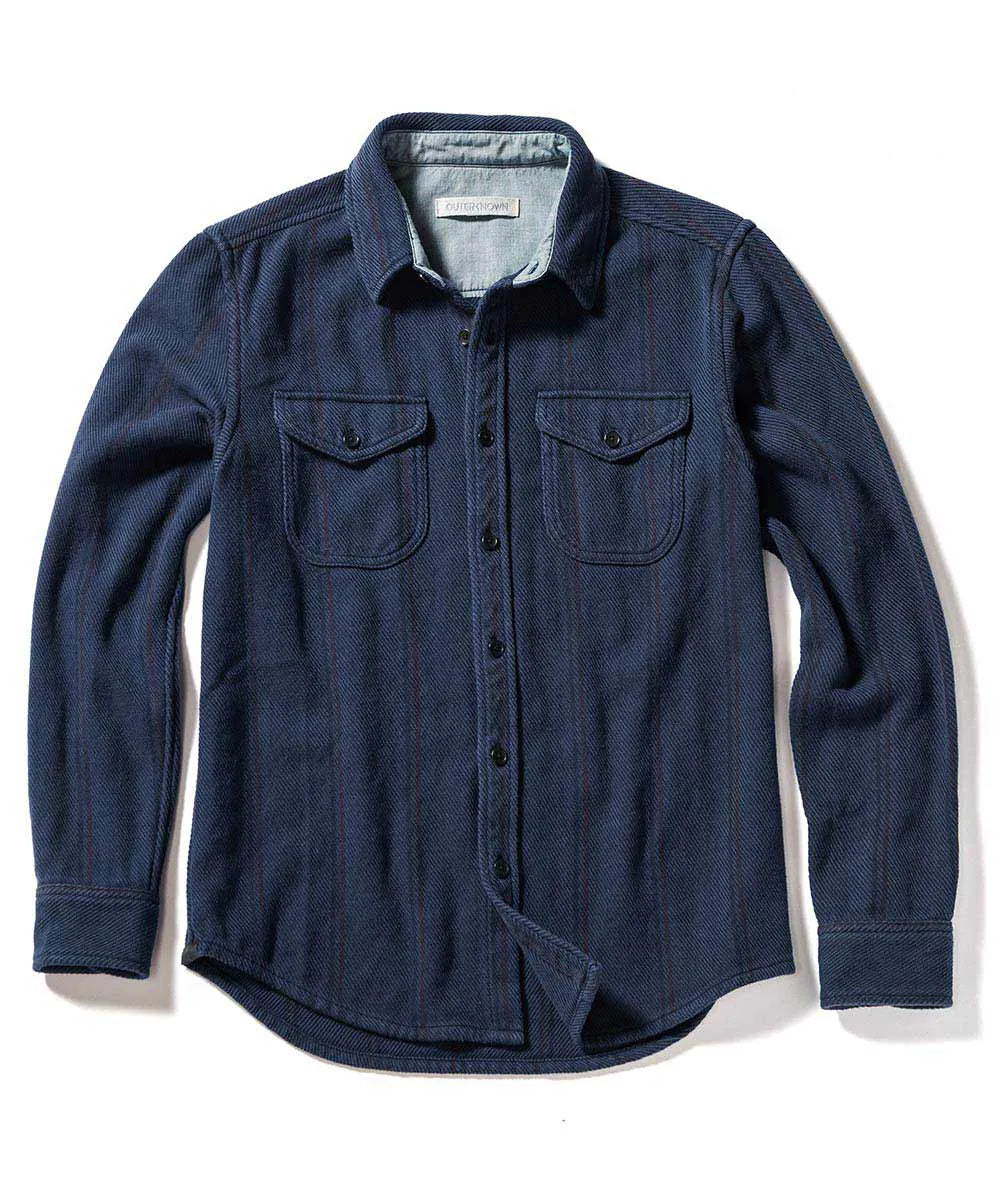 INDIGO SERAPE STRIPE