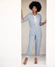 Salt / True Blue Stripe
