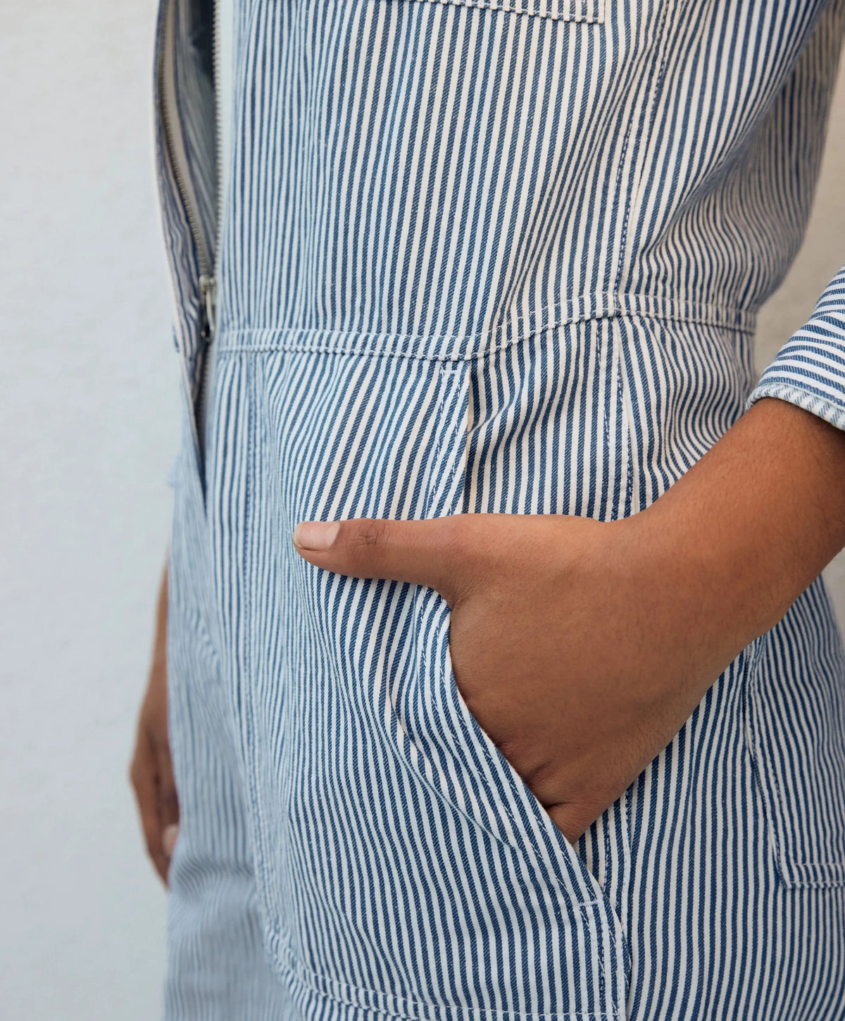 Salt / True Blue Stripe