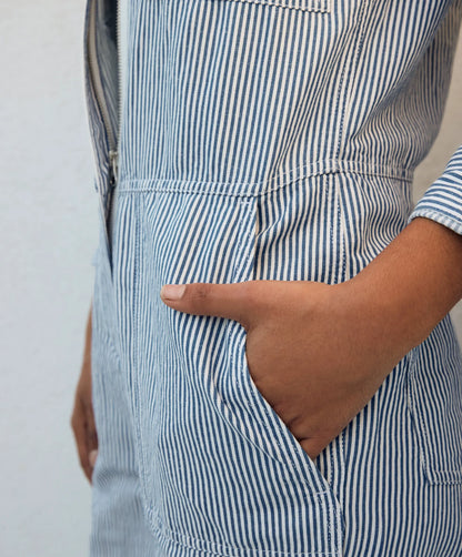Salt / True Blue Stripe