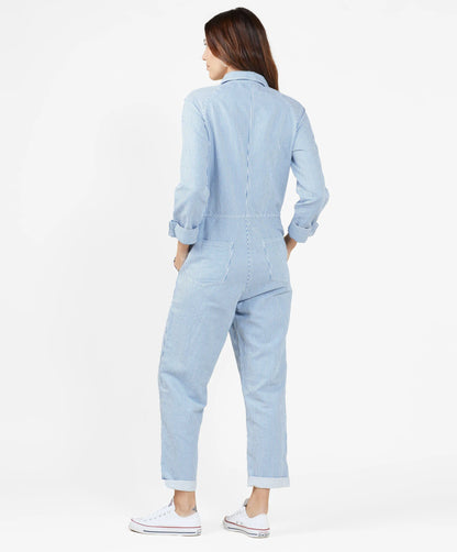 Salt / True Blue Stripe