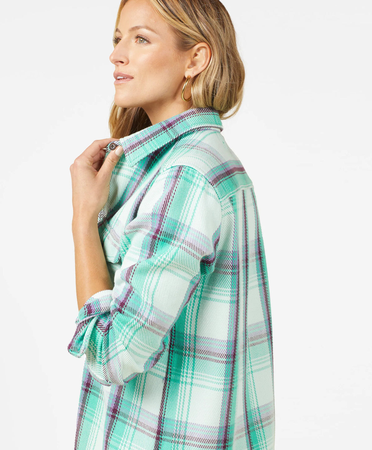 Blue Glass Andover Plaid