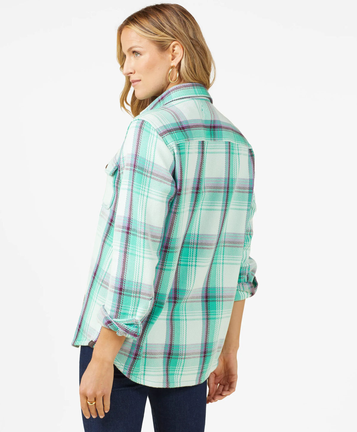 Blue Glass Andover Plaid
