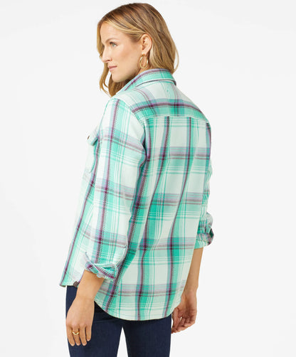 Blue Glass Andover Plaid