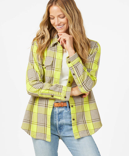 Electric Lime Jones Plaid