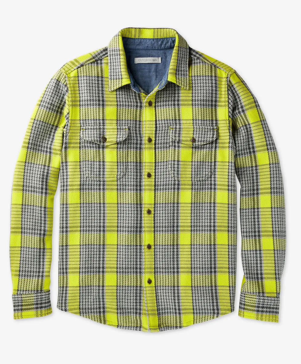 Electric Lime Jones Plaid