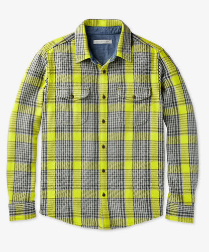 Electric Lime Jones Plaid