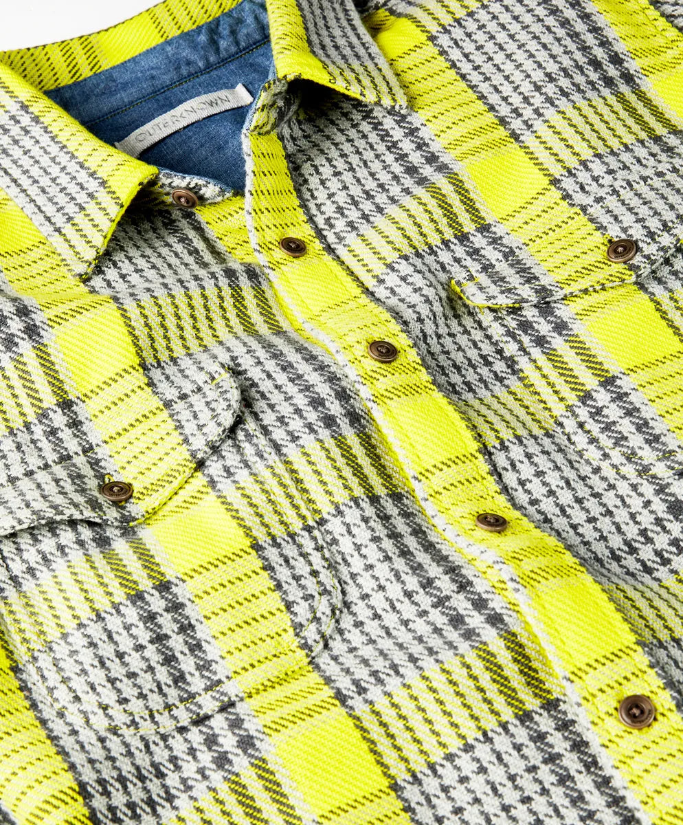 Electric Lime Jones Plaid