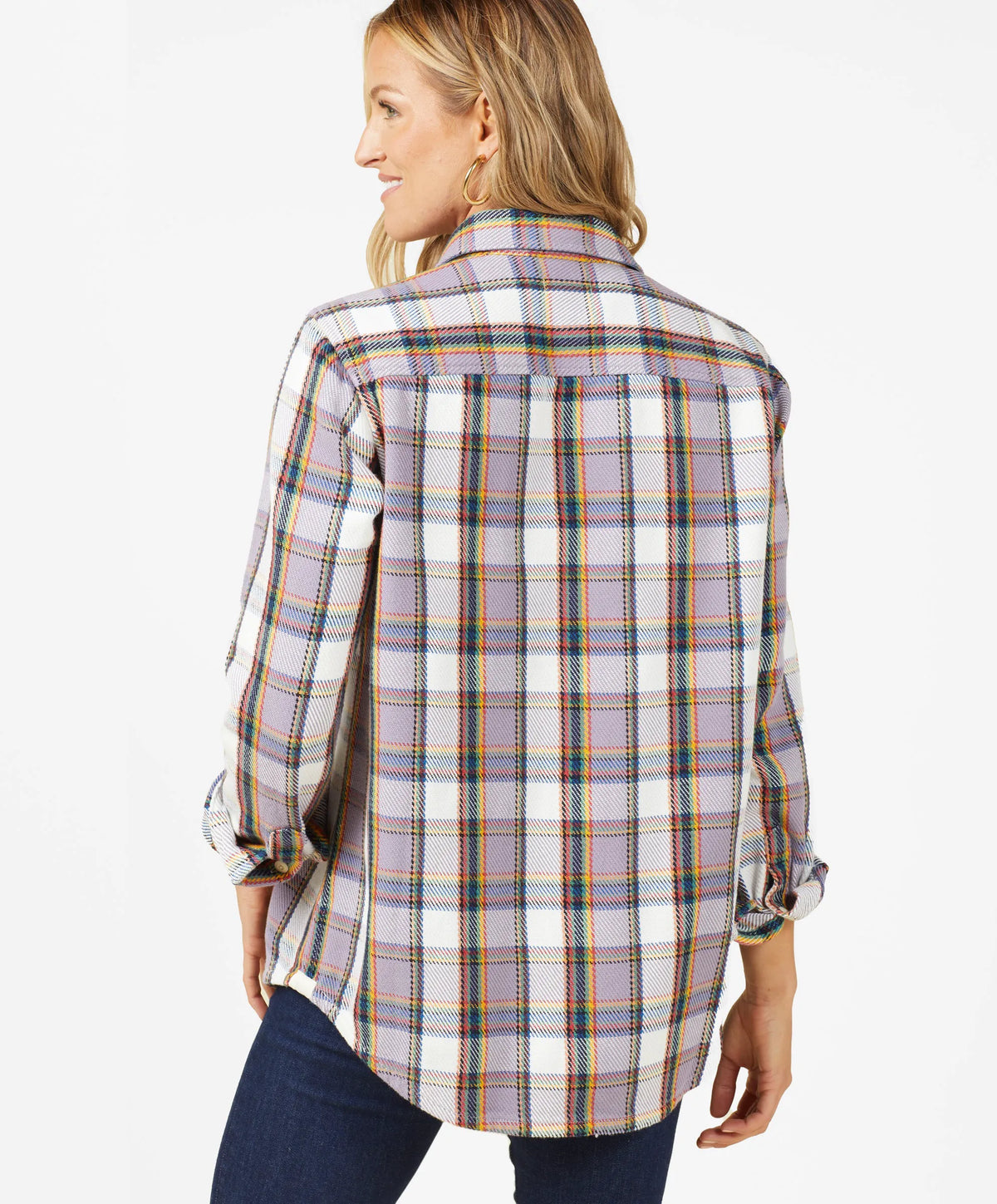 Mauve Rainbow Plaid