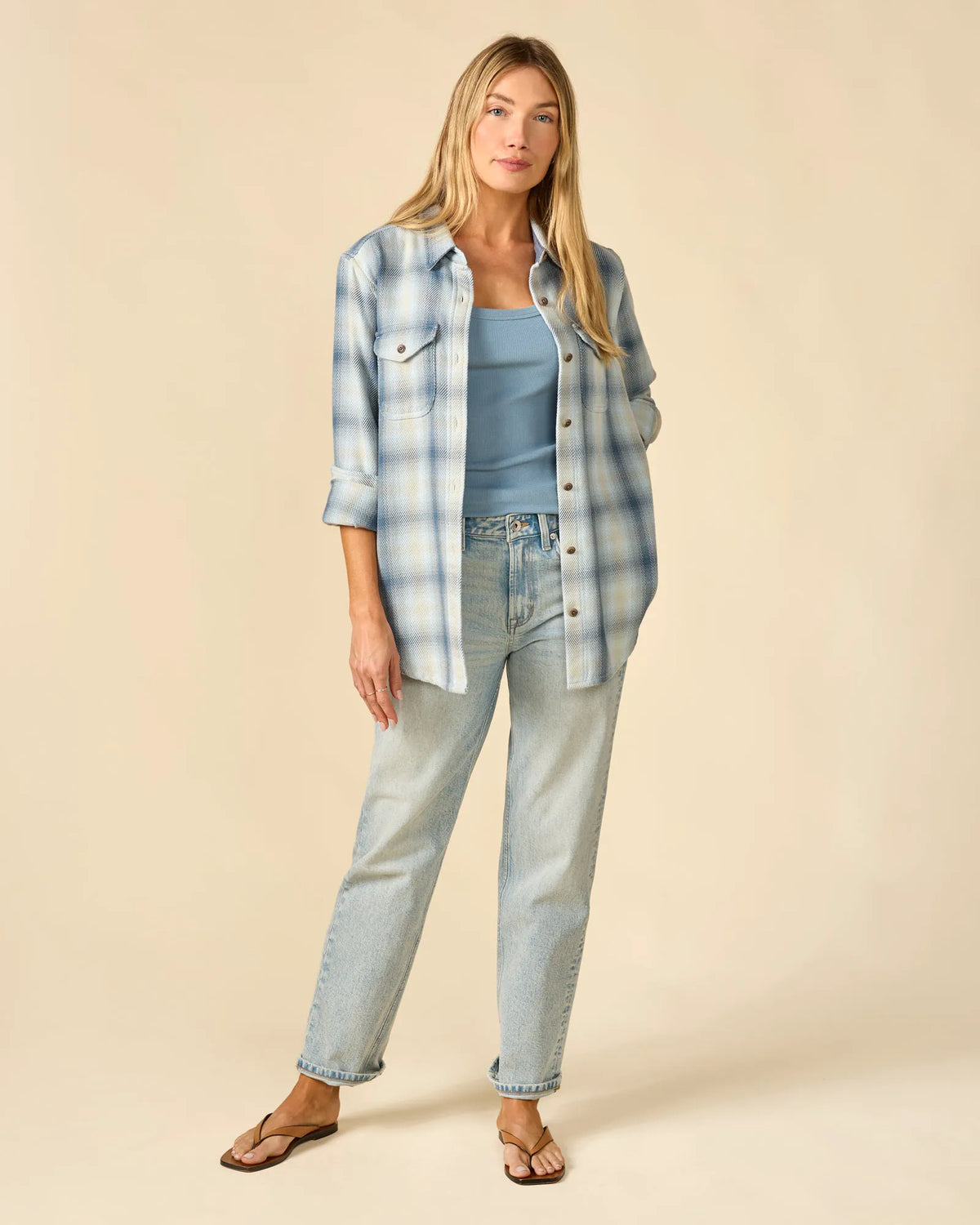 French Blue Sands Plaid