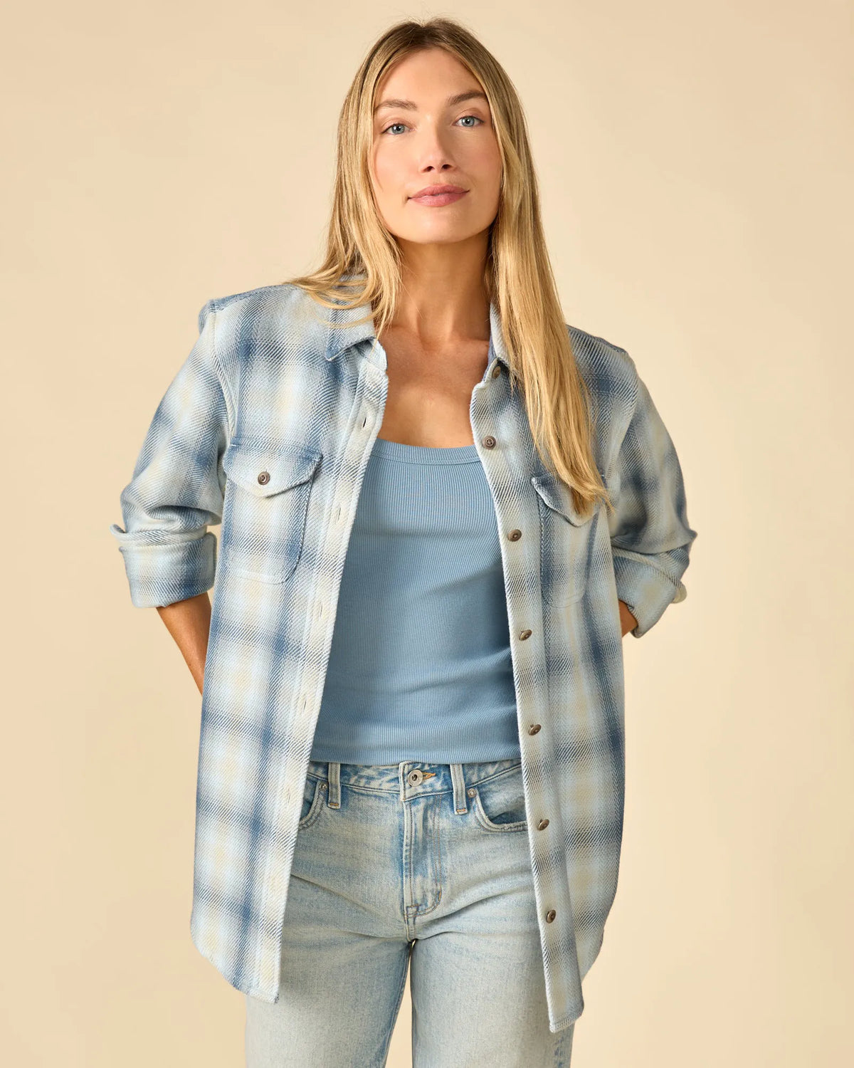 French Blue Sands Plaid