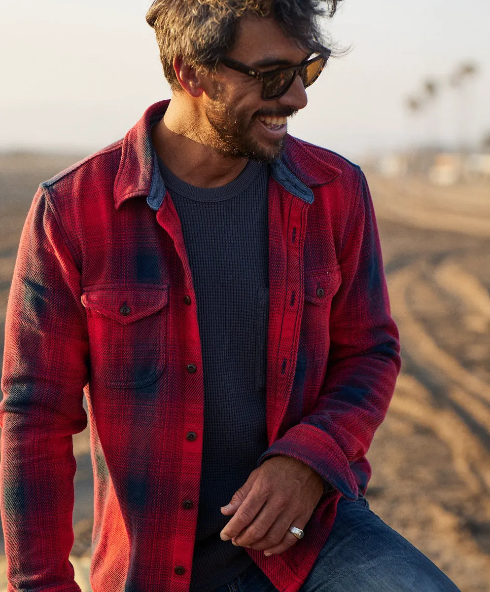 Safety Red Overlook Plaid