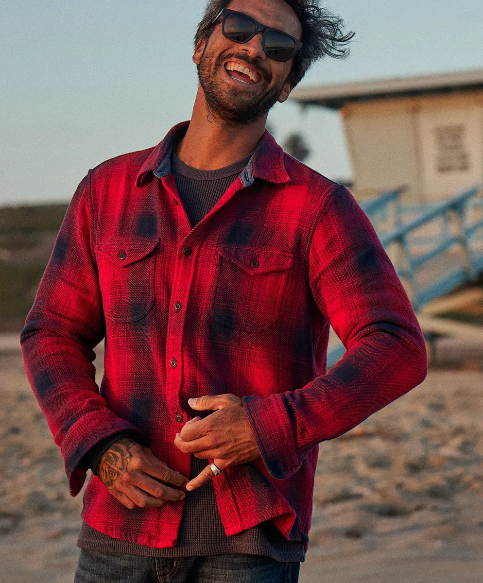 Safety Red Overlook Plaid