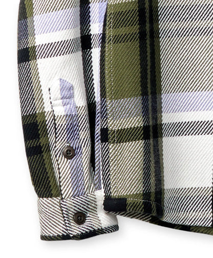 Faded Olive Essex Plaid