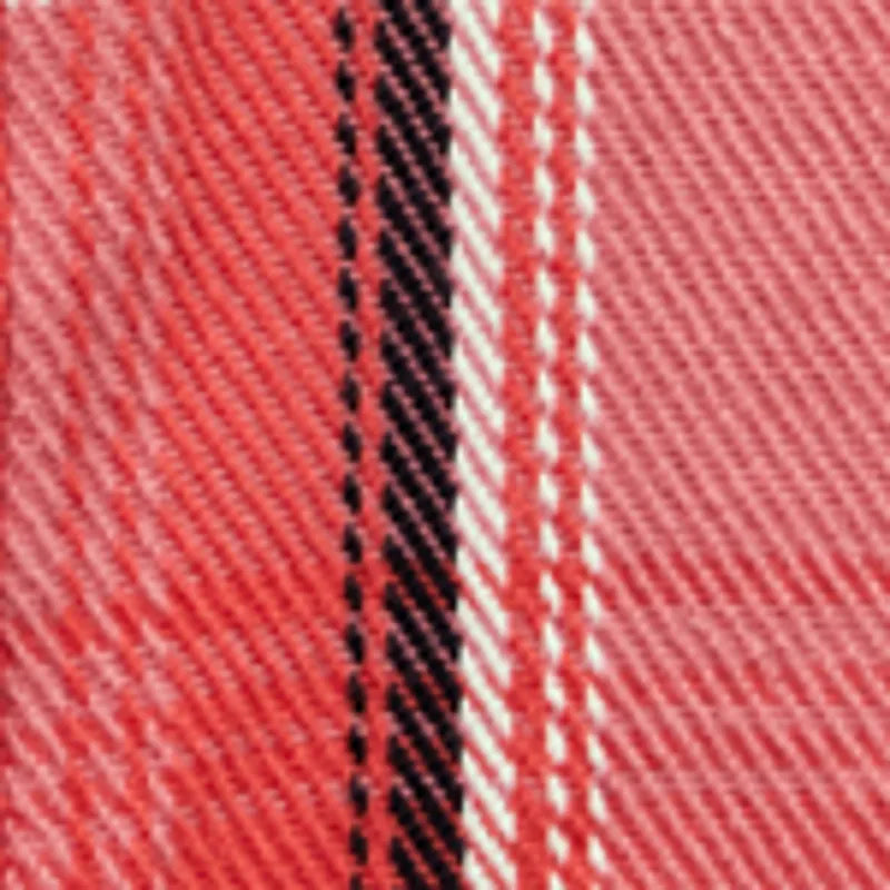Bright Coral Andover Plaid