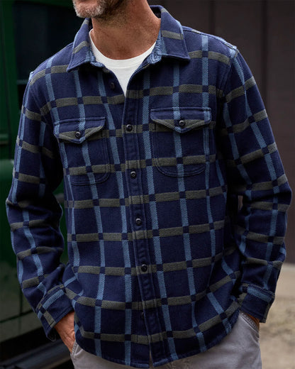 Indigo Sea Bridge Plaid