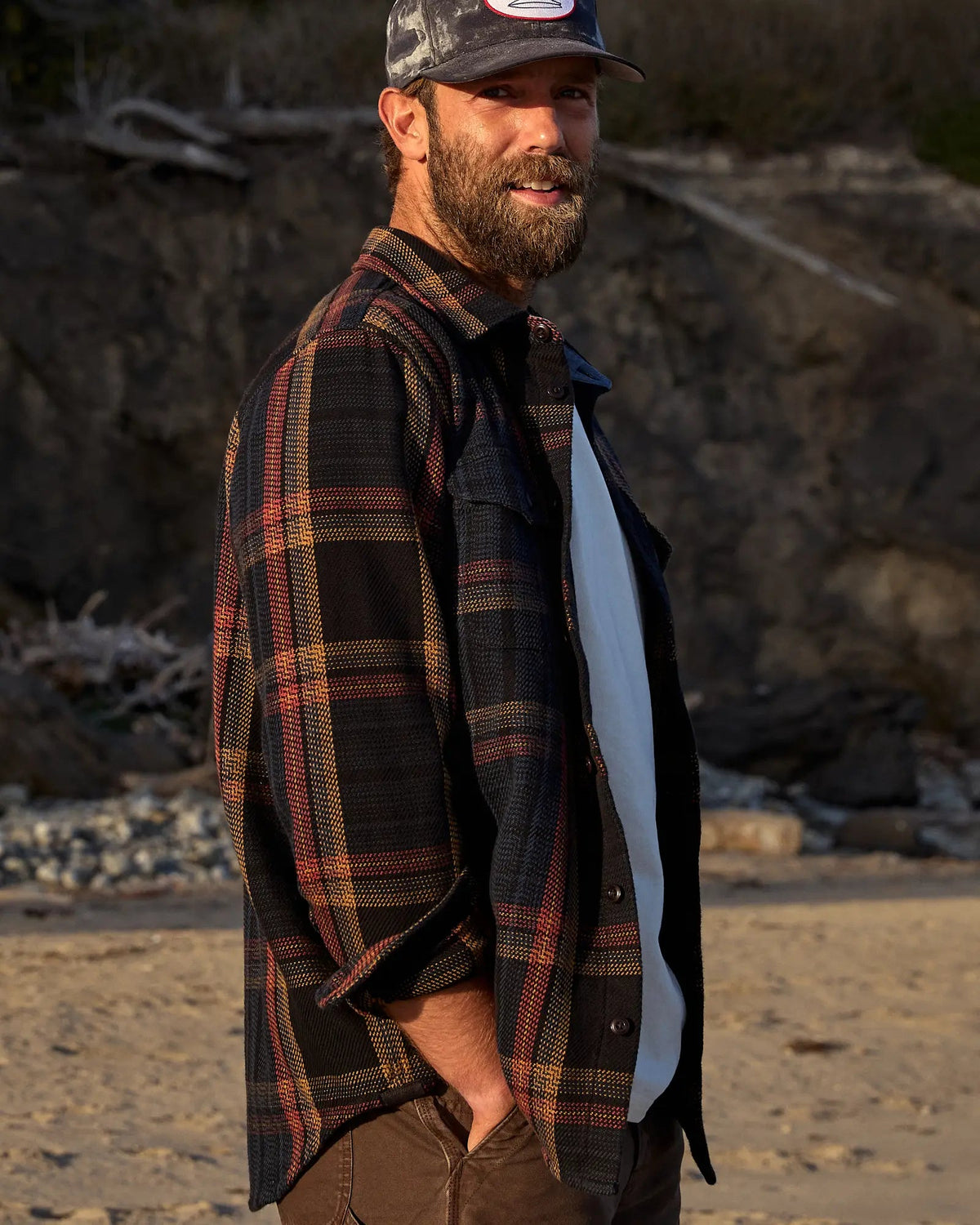 Pitch Black Wander Plaid