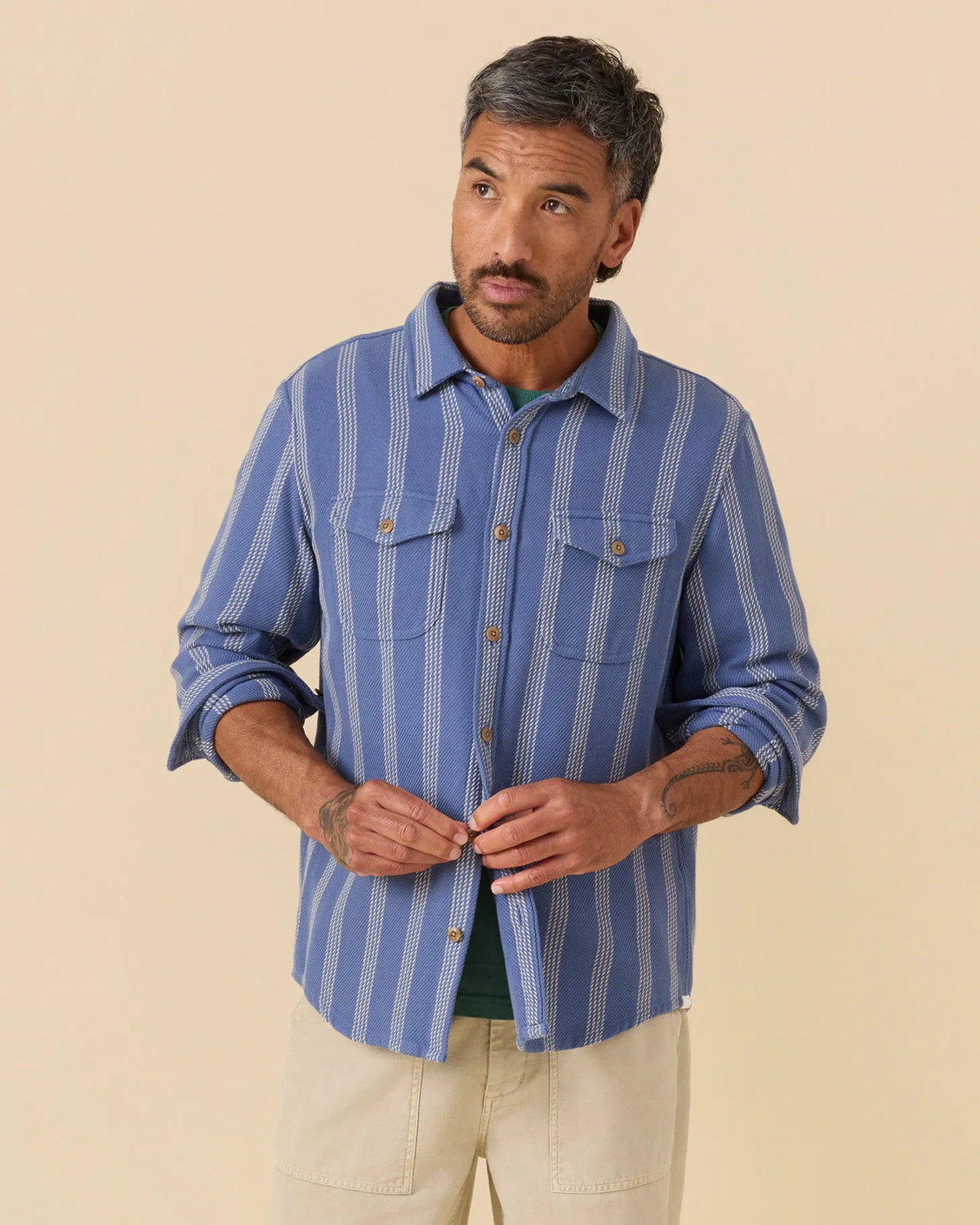 Solimar Blue Skyline Stripe