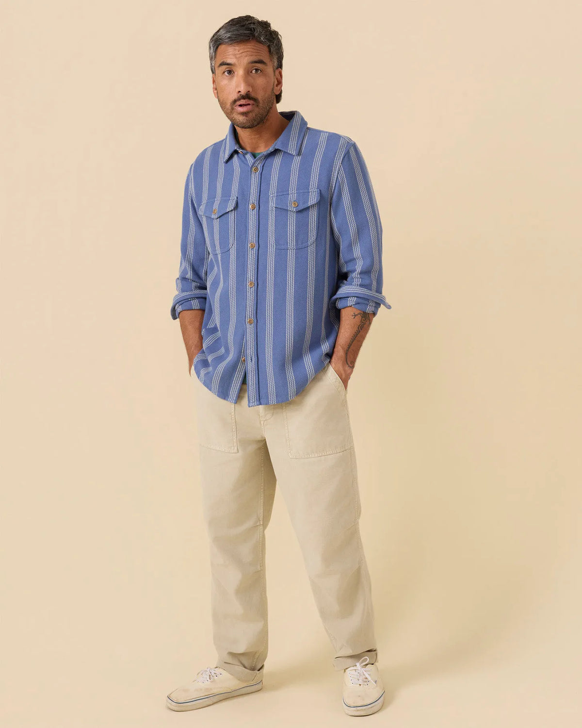 Solimar Blue Skyline Stripe
