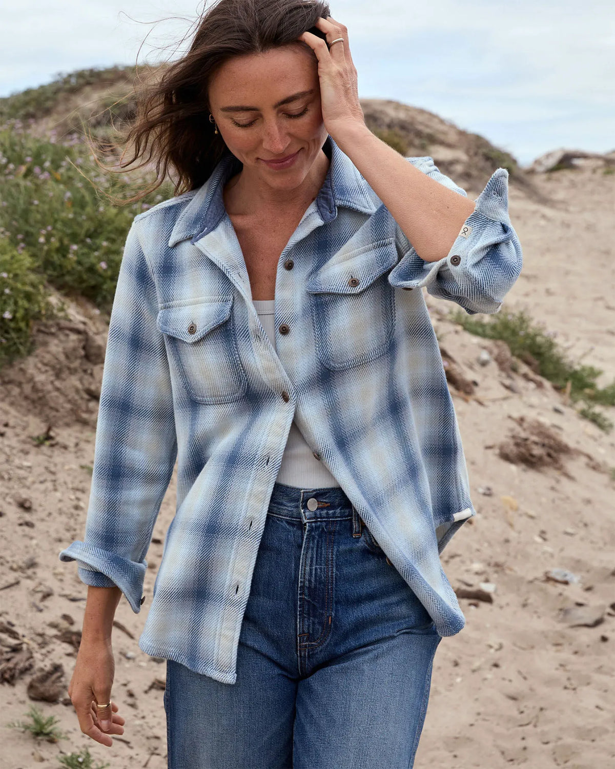 French Blue Sands Plaid