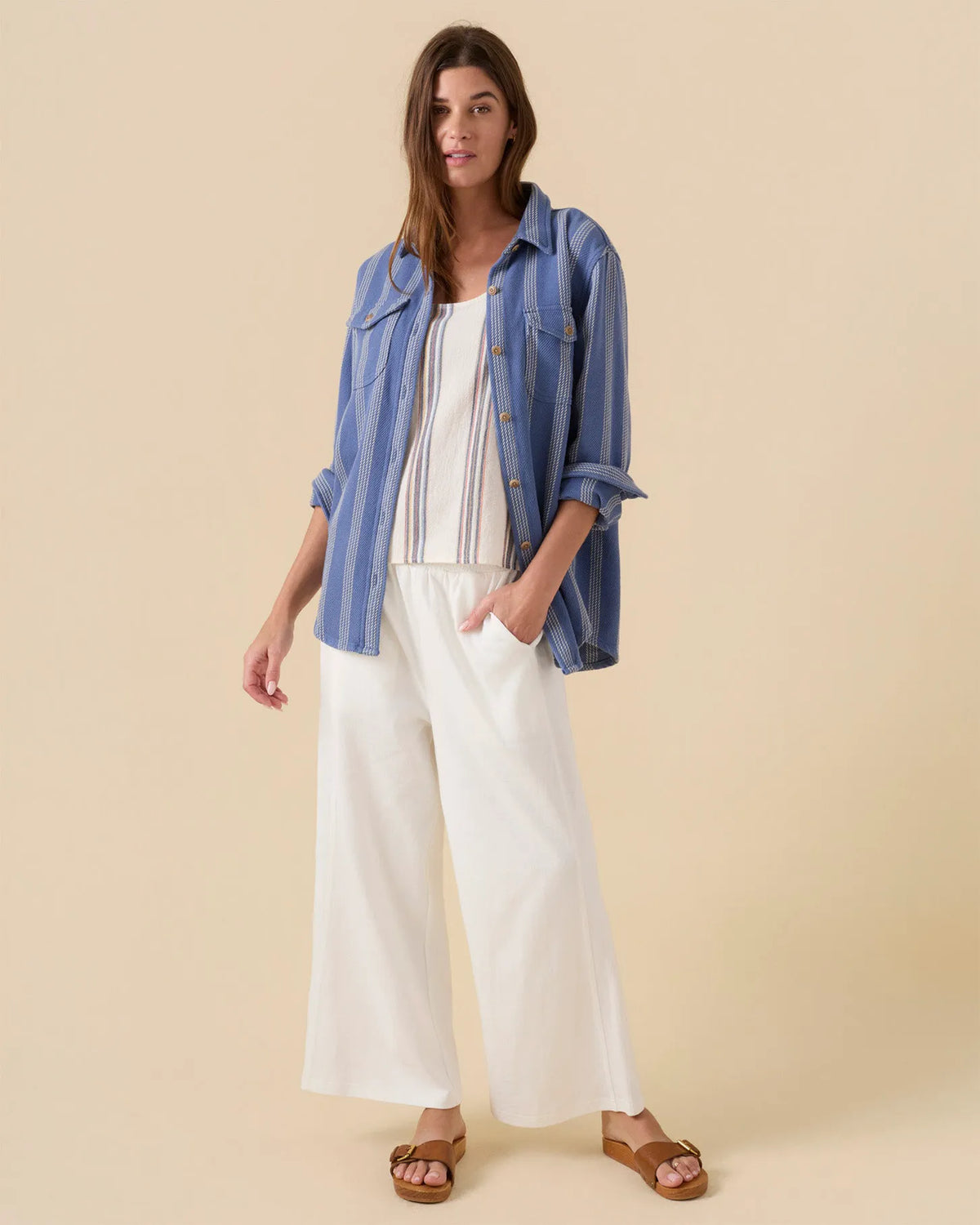 Solimar Blue Skyline Stripe